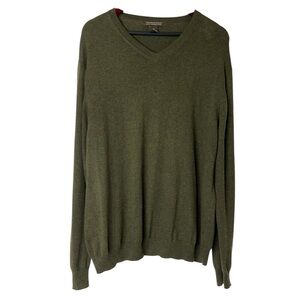 Chatham Road Sweater Men’s Size XL Olive‎ Green Cotton Cashmere Blend